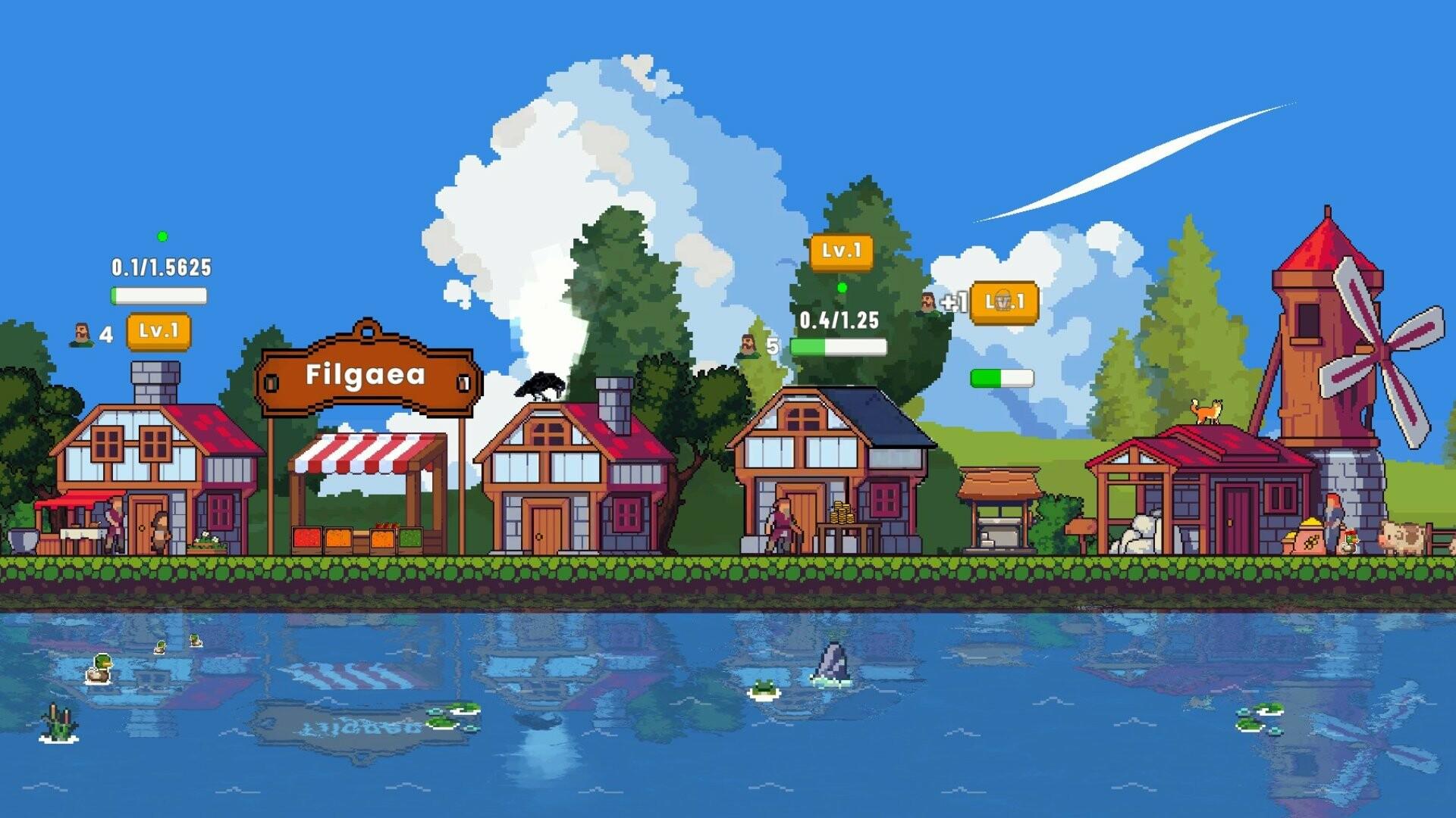 Cuplikan Layar Game Incremental Town RPG