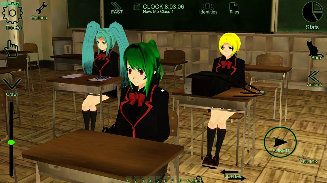School girl Supervisor - Saori Sato - WildLife 게임 스크린 샷
