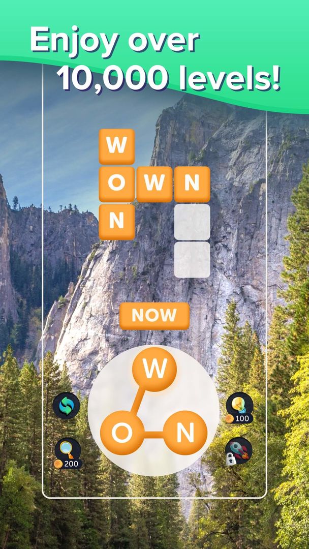 Screenshot of Puzzlescapes Word Search Games
