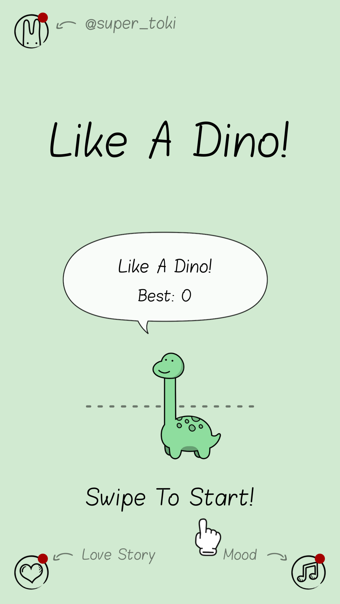 Like A Dino!のキャプチャ