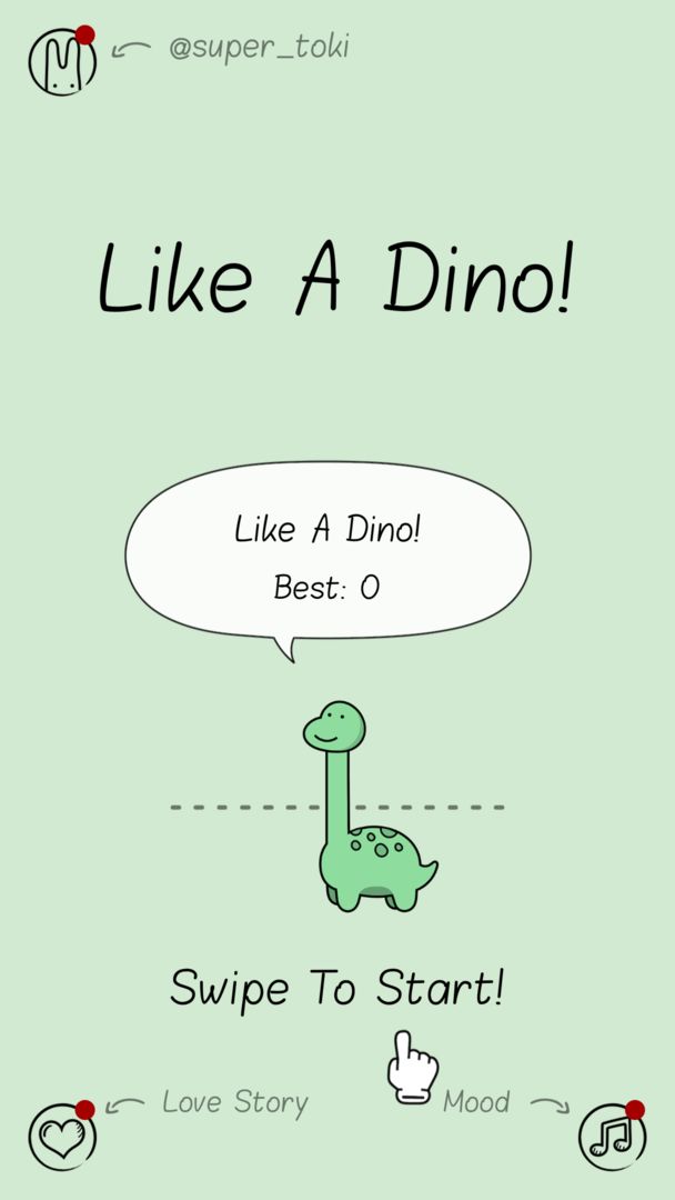 Like A Dino! screenshot game