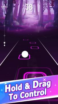 Xavi la diabla Tiles Music Hop Game Screenshot