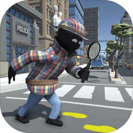 Stickman Detective - Super Rope Hero Game