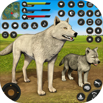 Jogos 3D de simulador de lobo selvagem versão móvel andróide iOS apk baixar  gratuitamente-TapTap