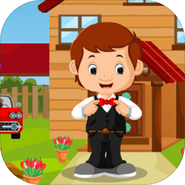 Handsome Waiter Boy Rescue Best Escape Game-385