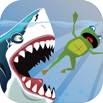 Amazing Frog Fight Shark - Game Adventure