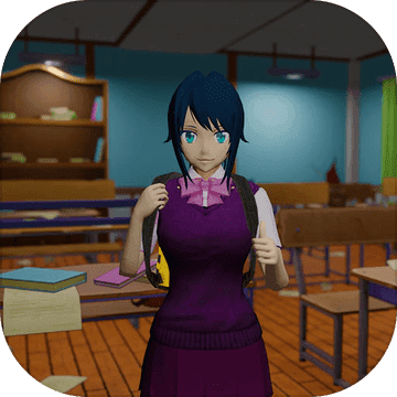 Anime School Girl: Yadenre School Life Simulation