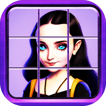 Gothic Wednesday Girl Puzzle
