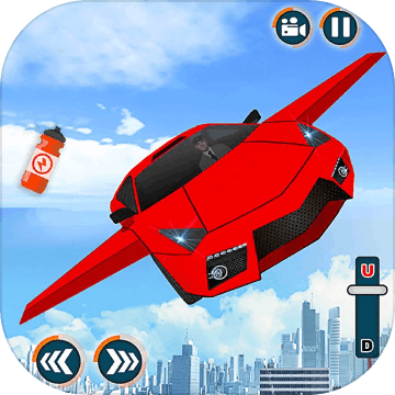 Flying Car: Shooting Car Game