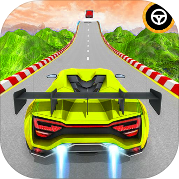 賽車雷聲巨型汽車坡道