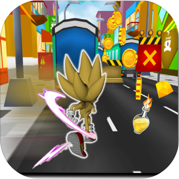 Super Blue Hedgehog turbo Dash