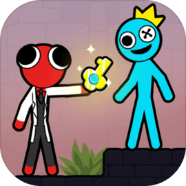 Stickman Red boy and Blue girl