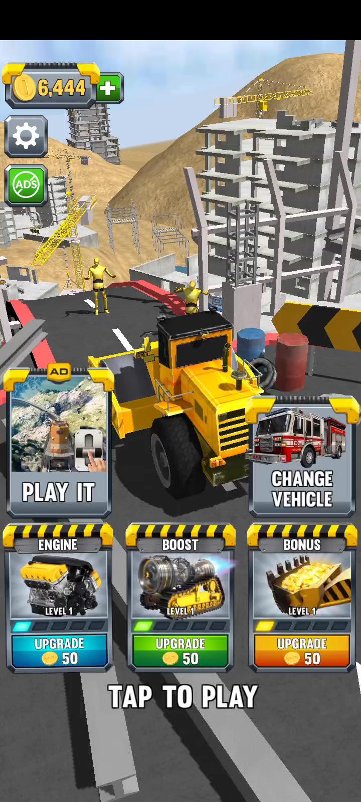 Construction Ramp jumping gameplay for Android and iOS | new android gameplay 2022