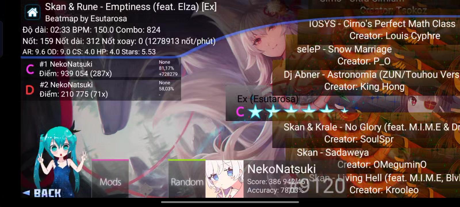 [ osu!droid ] Skan & Rune - Emptiness (feat. Elza)