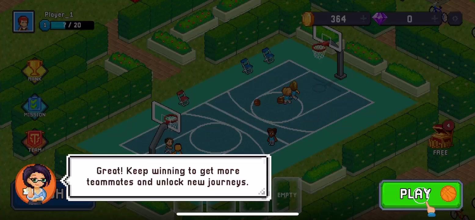 Basketball Pixel - Gameplay