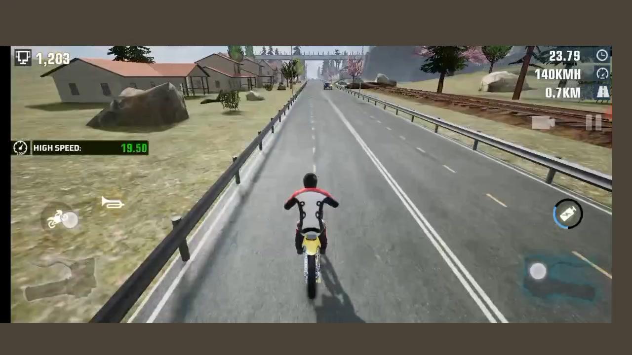 speed moto dash! fast drive motor cycle one way.