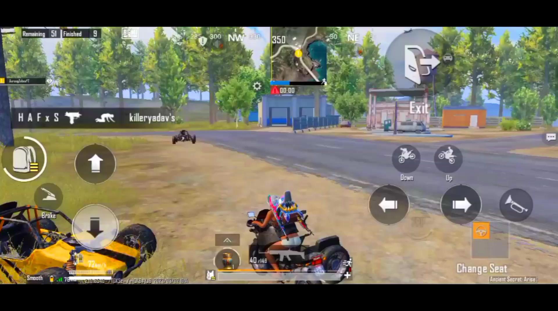 PUBG MOBILE 1V4 CLUTCH #BGMI