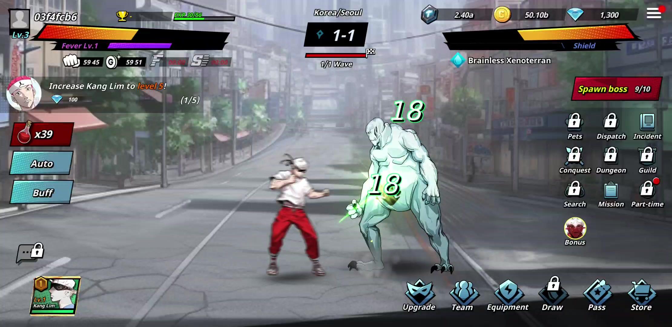 The Era of Overman  idle RPG Gameplay