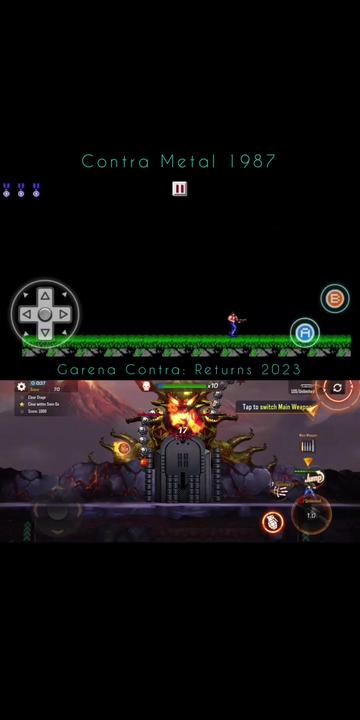 Contra 1987 vs. Contra 2023
