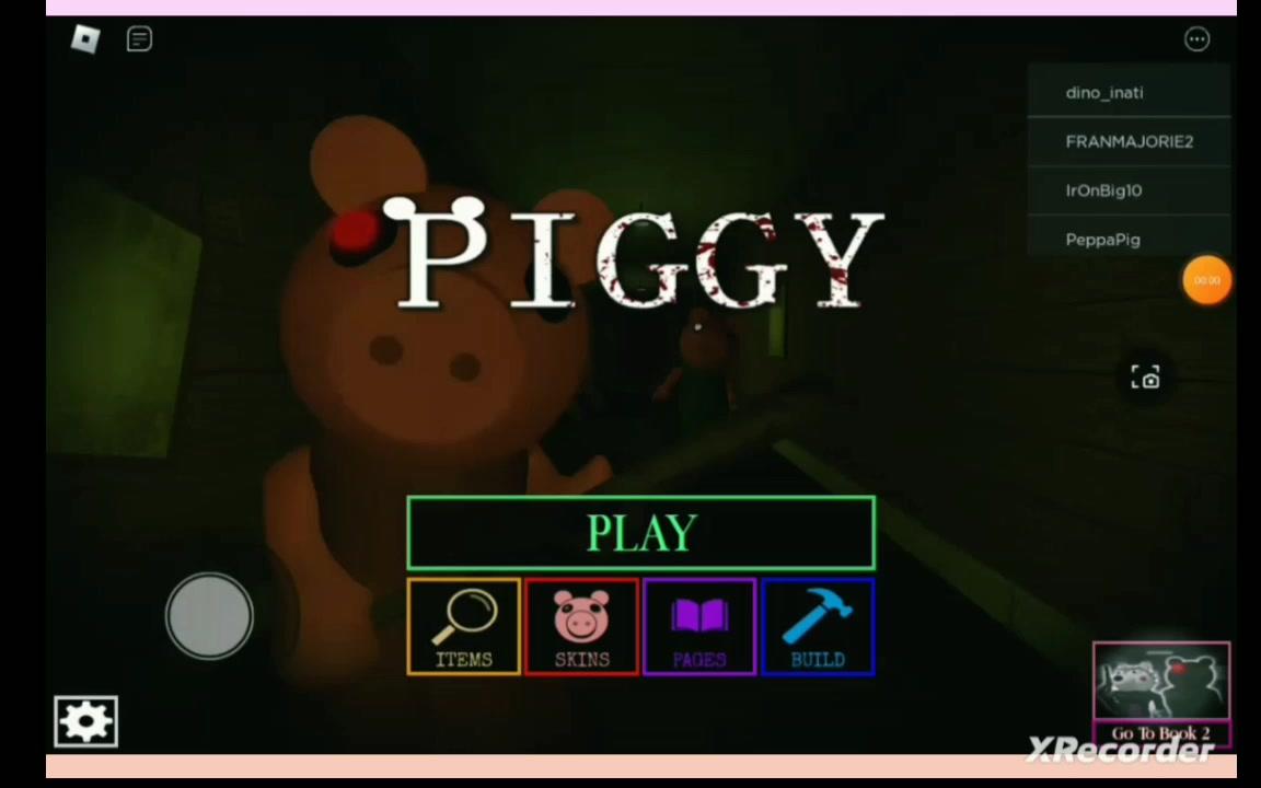 Me doing Random stuff in piggy