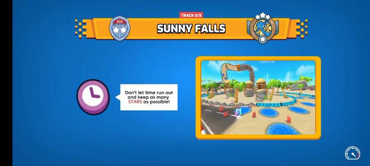 STARLIT KART RACING - SUNNY FALLS (DIVING KART)