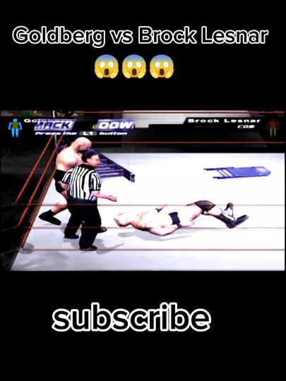 goldberg vs brock lesnar 😱😱#wwe #wwf #ps5 #ps4 #ps2games #gameplay #inddhruva