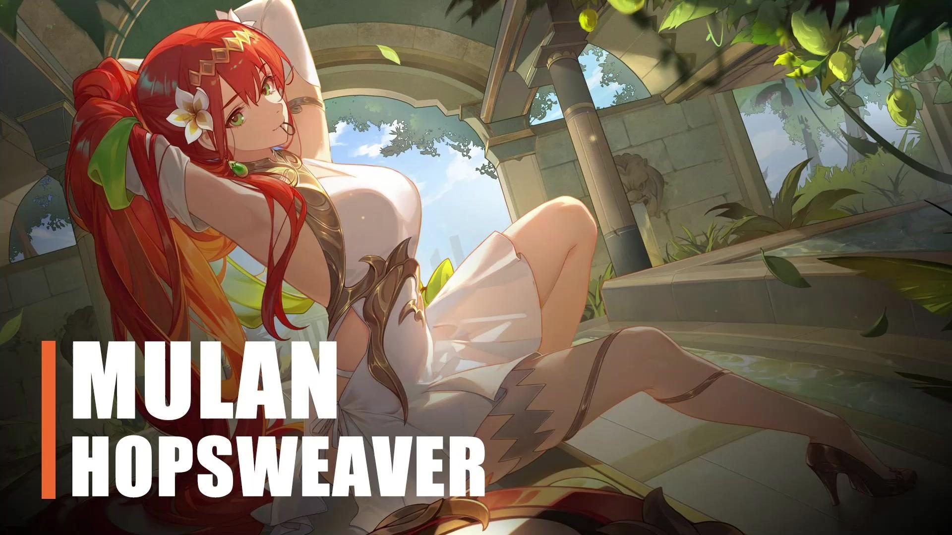 Mulan's Hopsweaver skin from the Emerald Echoes series is live!