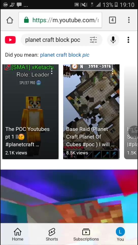 Minecraft bro fuck pvp 😝 👎or planet craft/planet of cubes 👍😎poc.ty PvP good