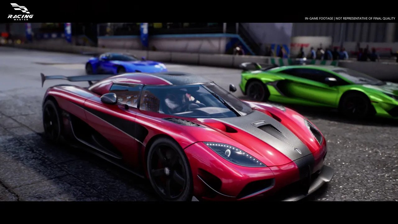 Screenshot of the video of Racing Master