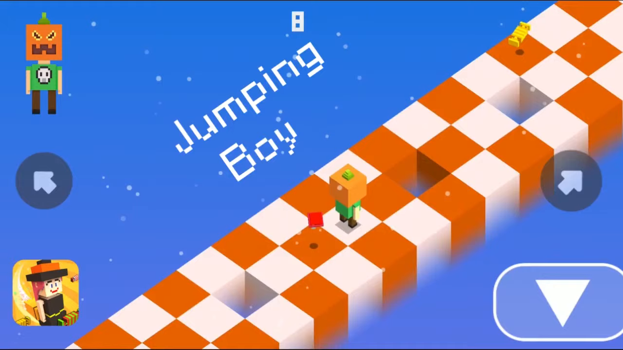 Screenshot of the video of Jumping Boy