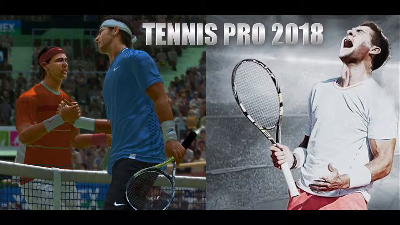 Screenshot of the video of 3D Ultimate Tennis