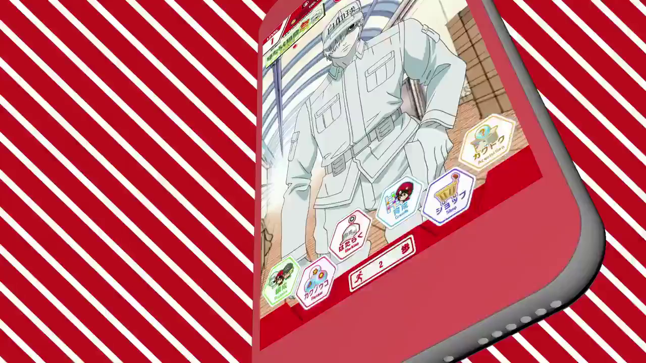 Screenshot of the video of Itsudemo Hataraku Saibou