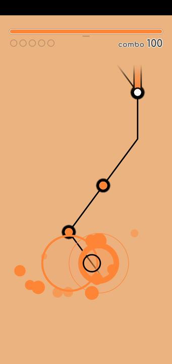 Rizline gameplay screen record (trash recording) .