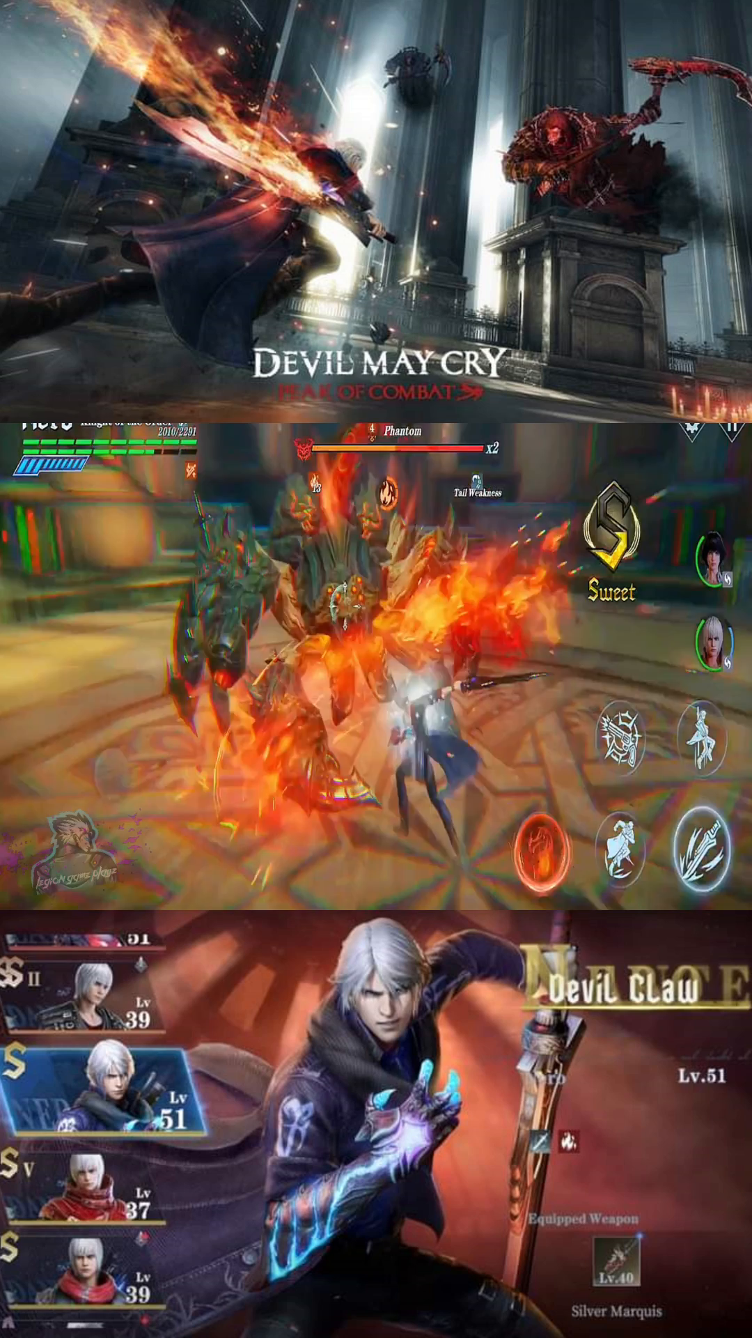 NERO VS PANTOM (Devil May Cry Peak Of Combat)