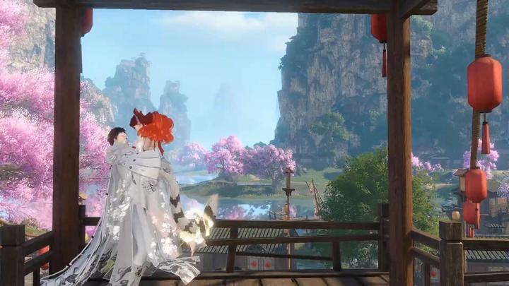 Couple pose from Sword of Justice
