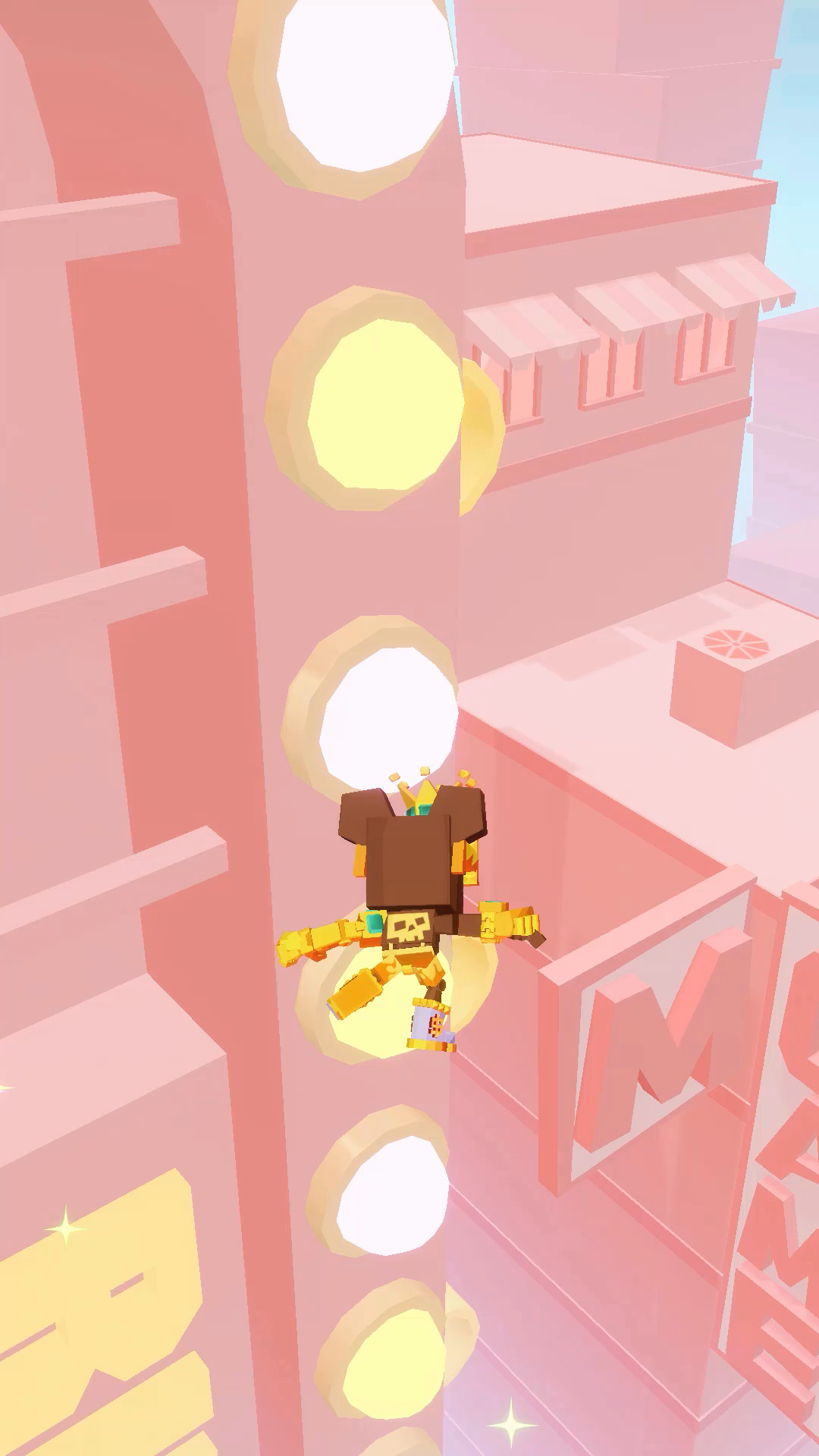 Parachute gameplay in Rush Minutes: Online Shooter