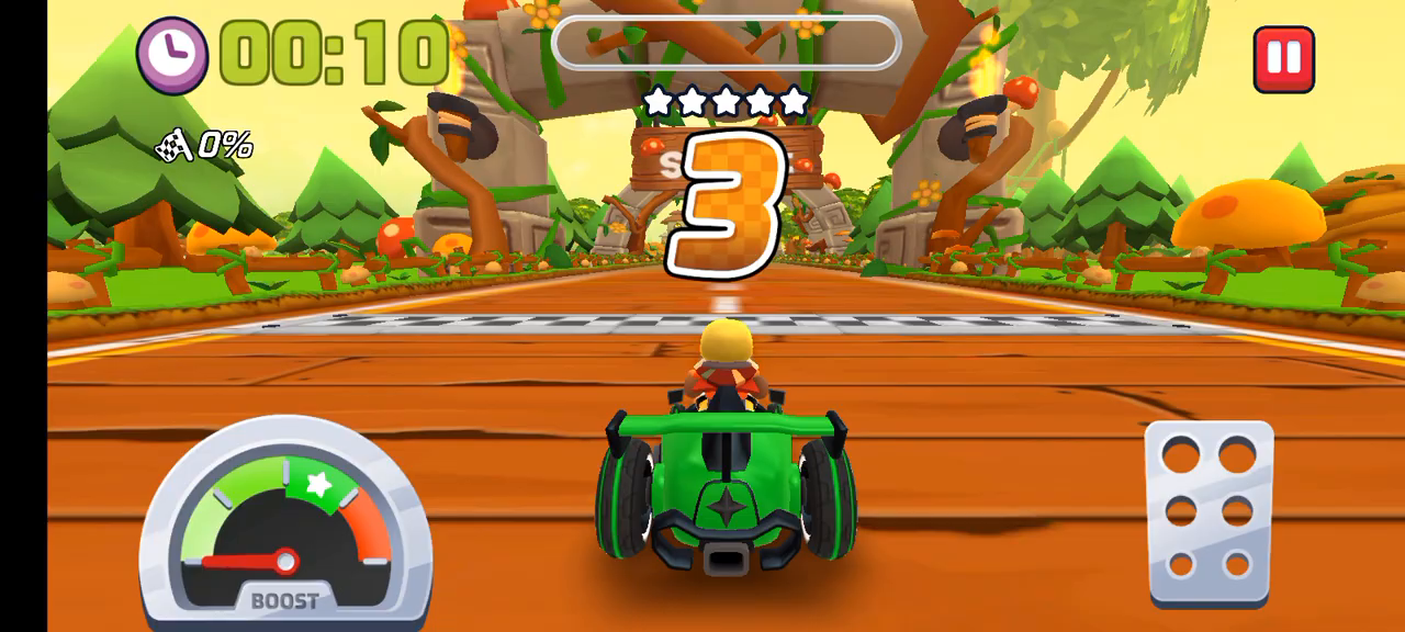 STARLIT KART RACING - NINJA KART (GREEN WOODS)