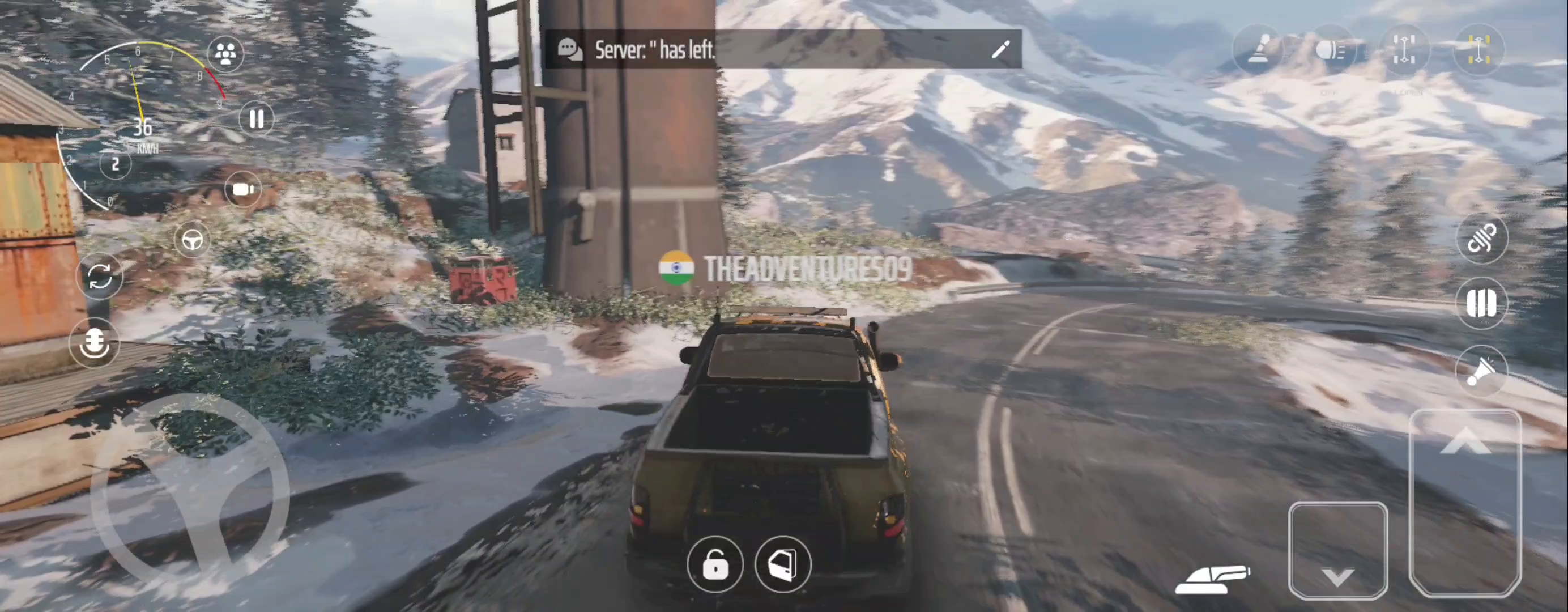 Offroad League Online launch gameplay (Whiteout Wastes) map