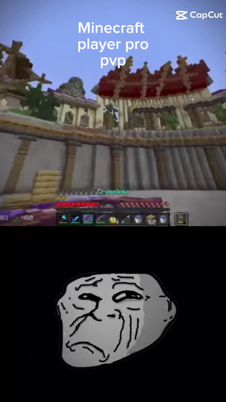 Minecraft player Pro vs planet of cubes/planet craft player PoC who pvp